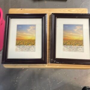 2 new 8x10 picture frames.